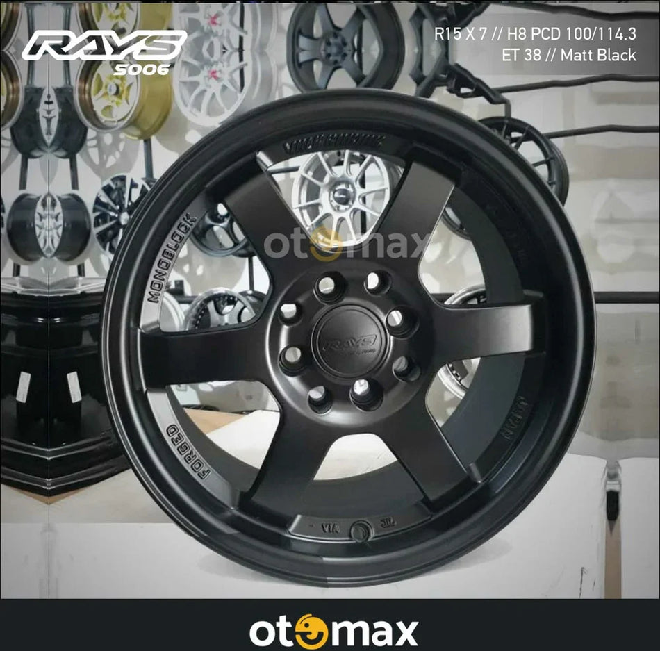 Velg Mobil Rays 5006 Ring 15 Matt Black