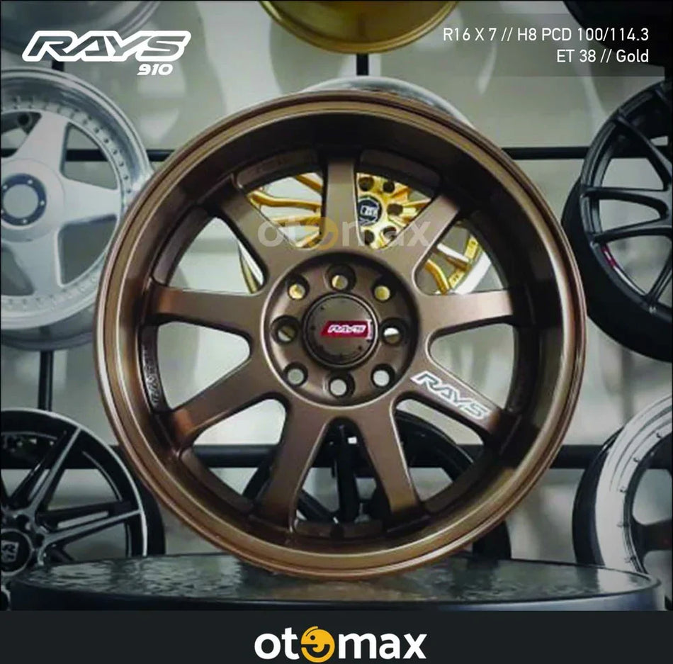 Velg Mobil Rays 910 Ring 16 Gold