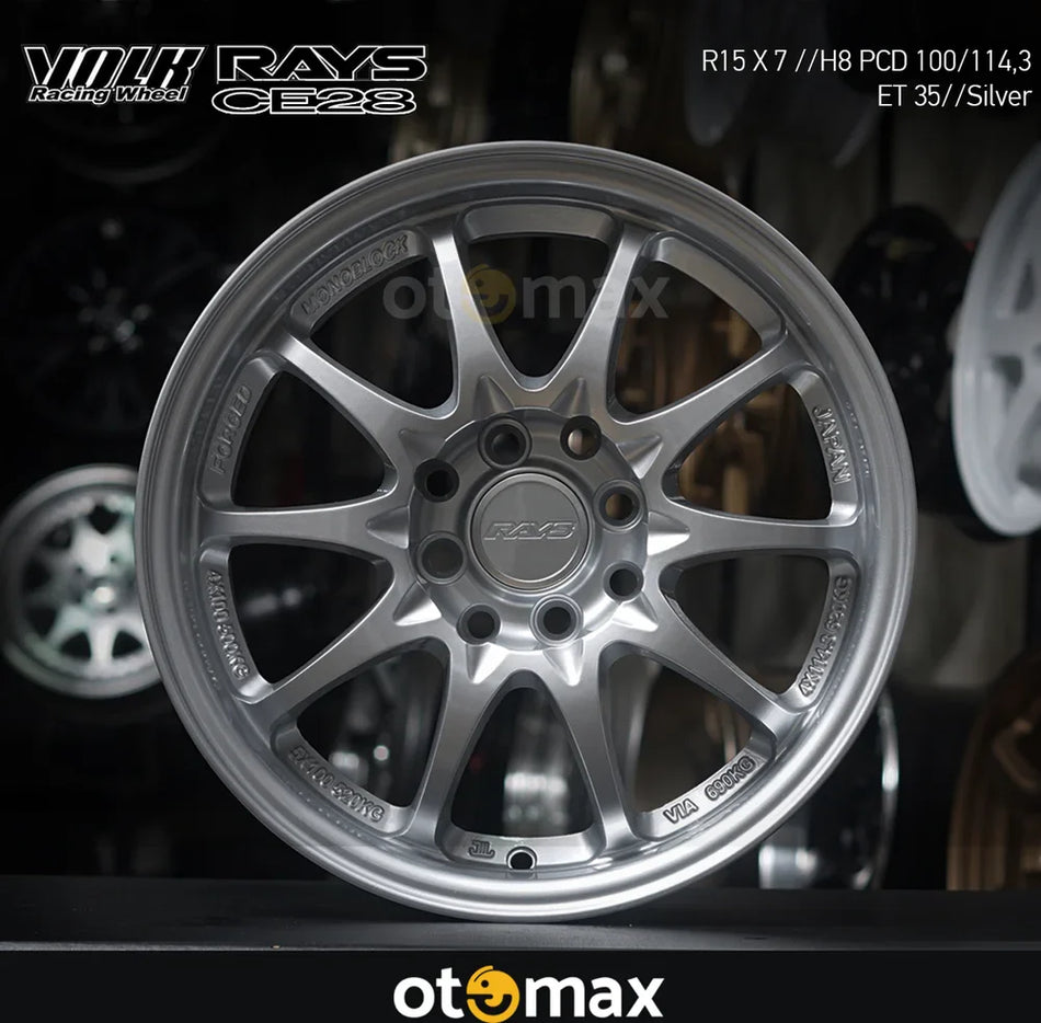 Velg Mobil Rays CE28 559 Ring 15 Perak