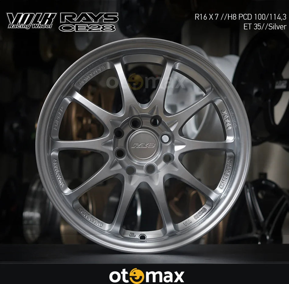 Velg Mobil Rays CE28 559 Ring 16 Silver