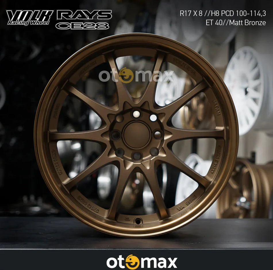 Velg Mobil Rays CE28 Ring 17 Matt Bronze