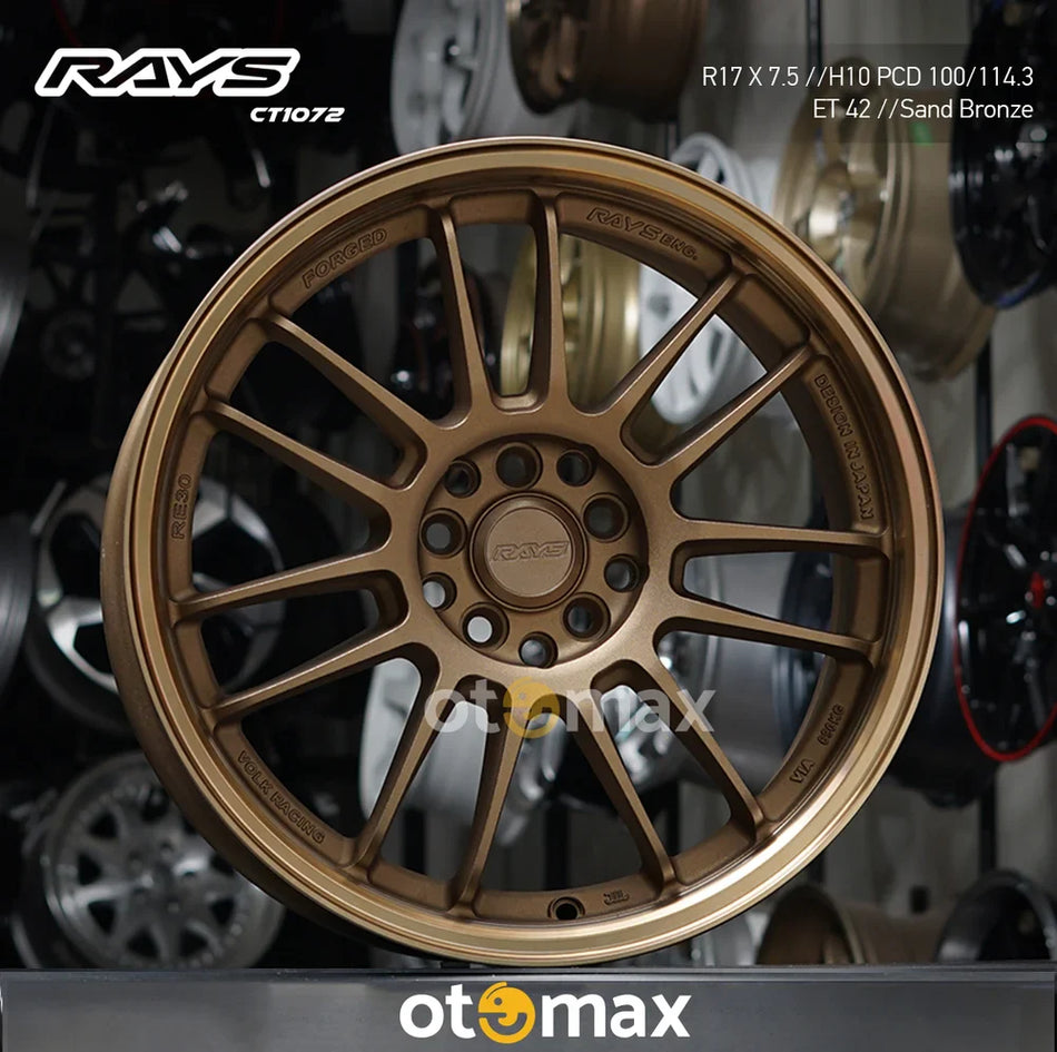 Velg Mobil Rays RE30 CT1072 Ring 17 H10 Sand Bronze