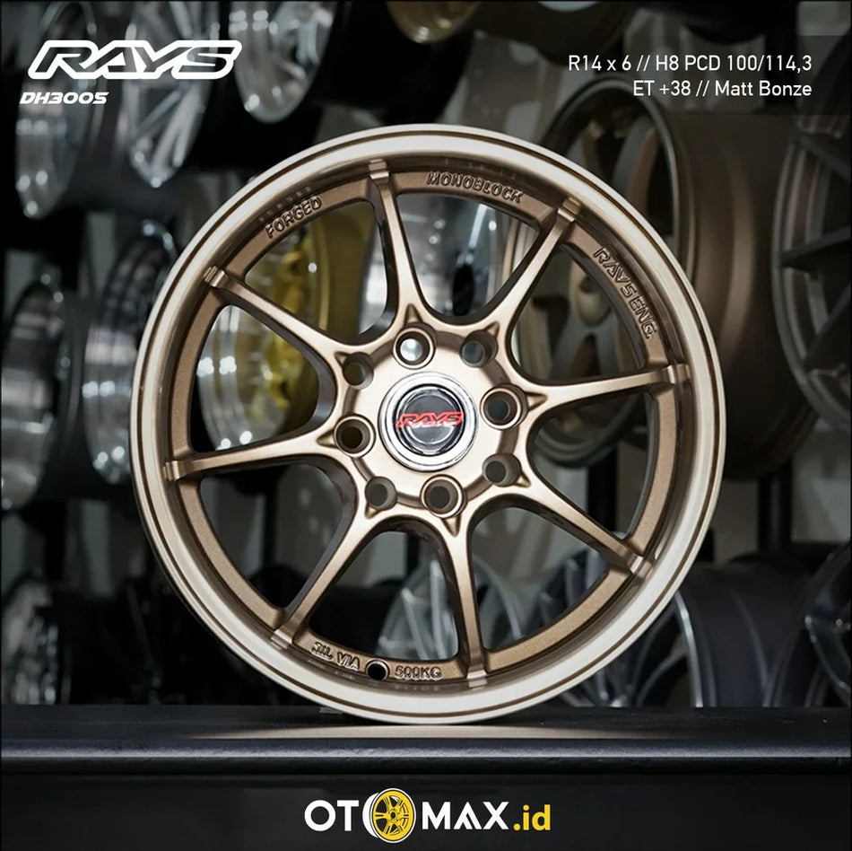 Velg Mobil Rays Ring 14 Matt Perunggu