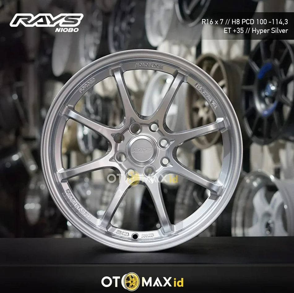 Velg Mobil Rays Ring 16 Hyper Silver