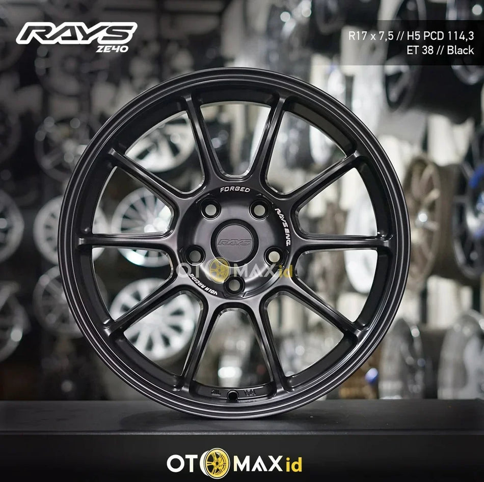 Velg Mobil Rays Ring 17 Hitam