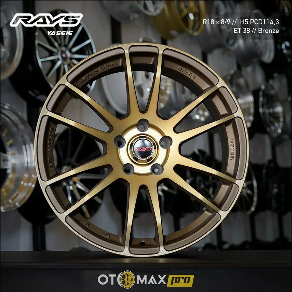 Velg Mobil Rays Ring 18 Perunggu