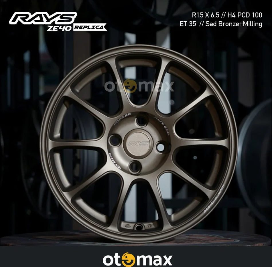 Velg Mobil Rays ZE40 Ring 15 Pasir Perunggu