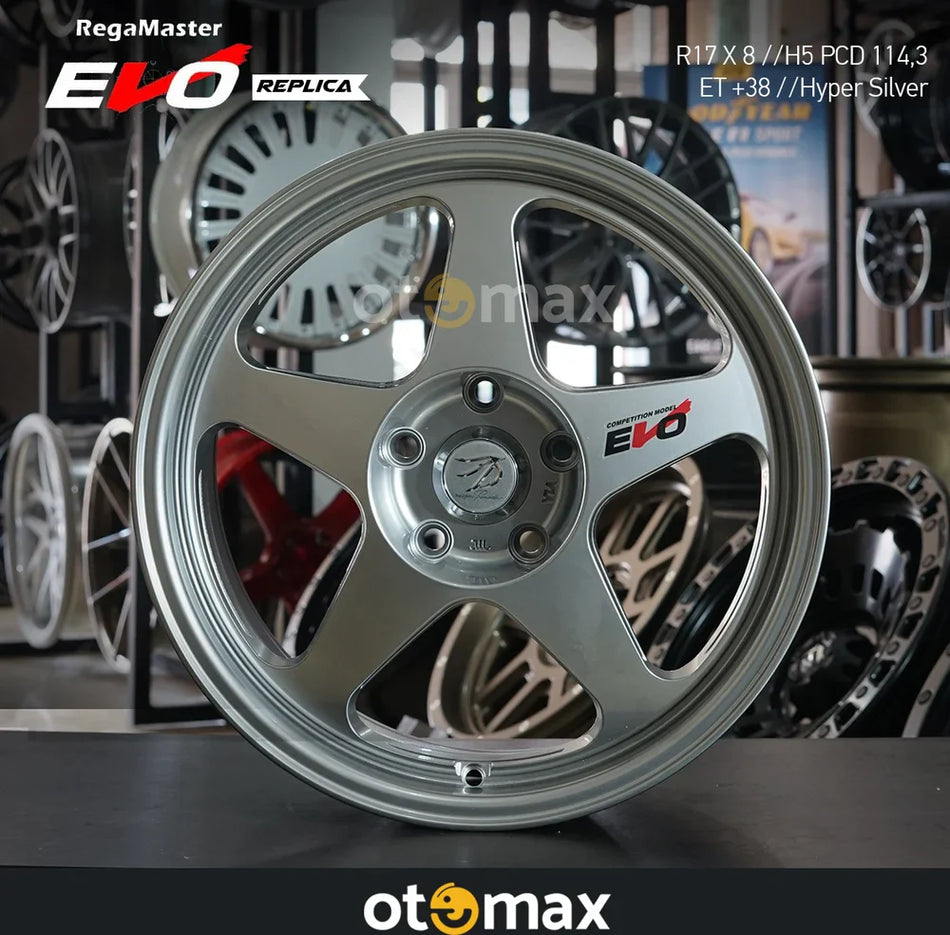 Velg Mobil Regamaster Evo JK0942 Ring 17 Hyper Silver