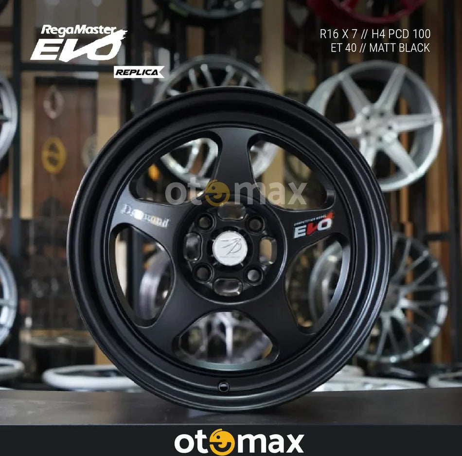 Velg Mobil Regamaster Evo Ring 16 Matt Hitam