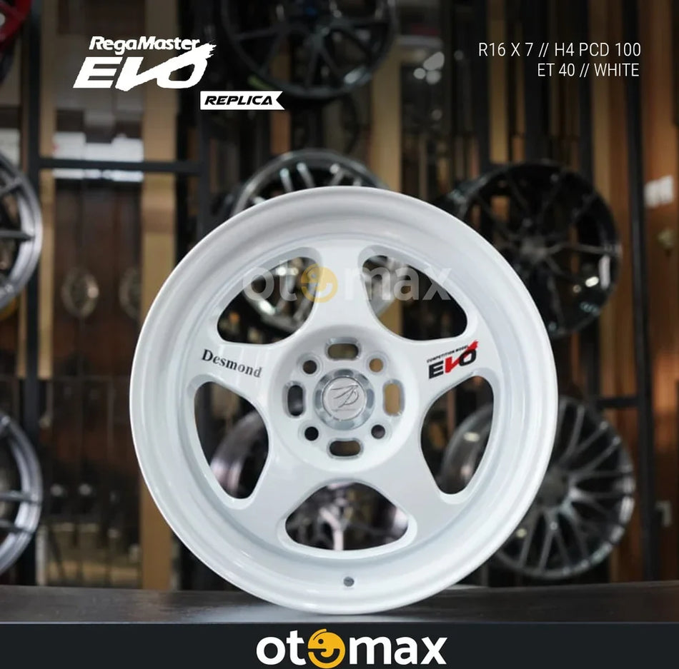 Velg Mobil Regamaster Evo Ring 16 Putih