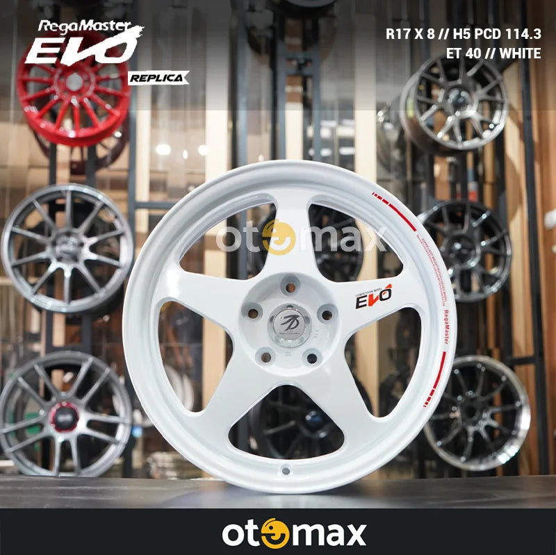 Velg Mobil Regamaster Evo Ring 17 H5 Putih