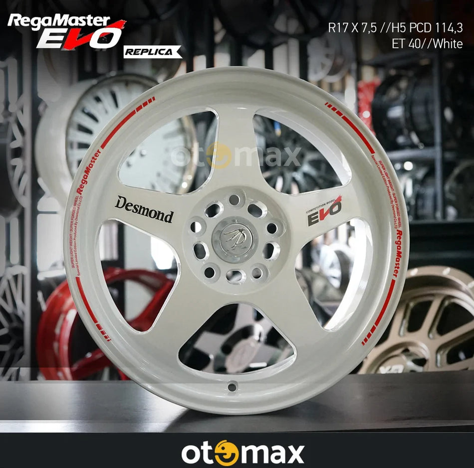 Velg Mobil Regamaster Evo Ring 17 Putih