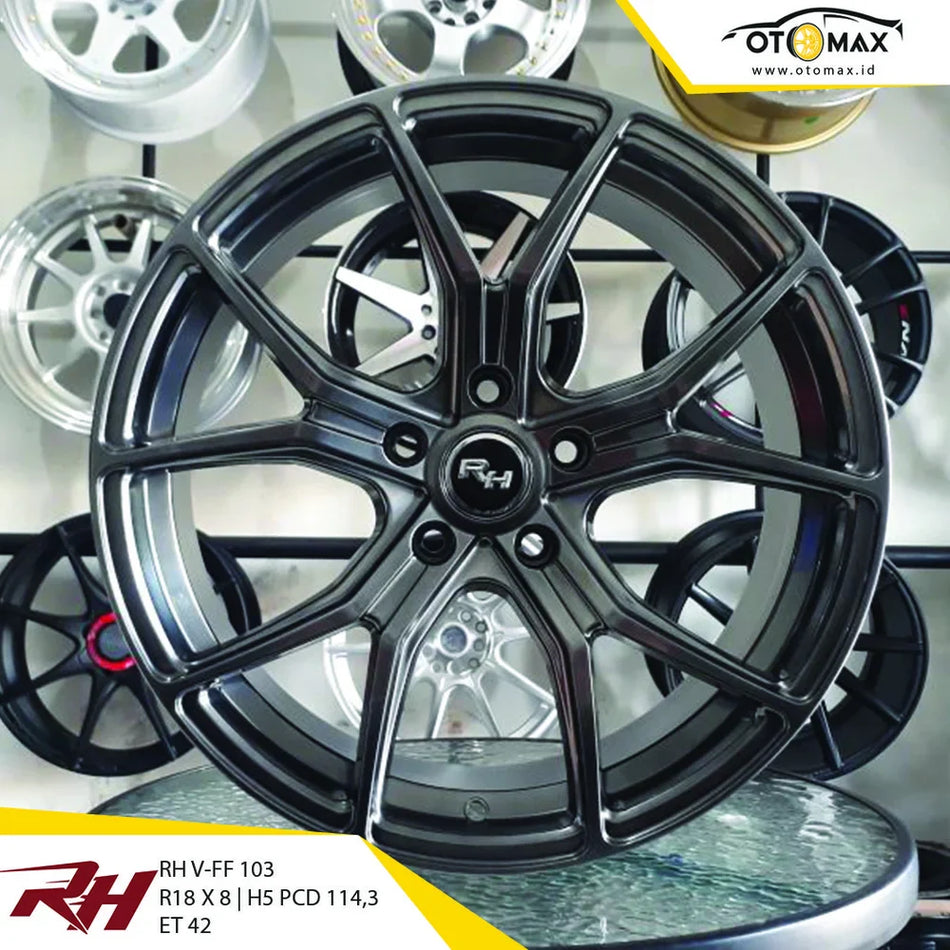 Velg Mobil RH V-FF 103 Ring 18 Hyper Black