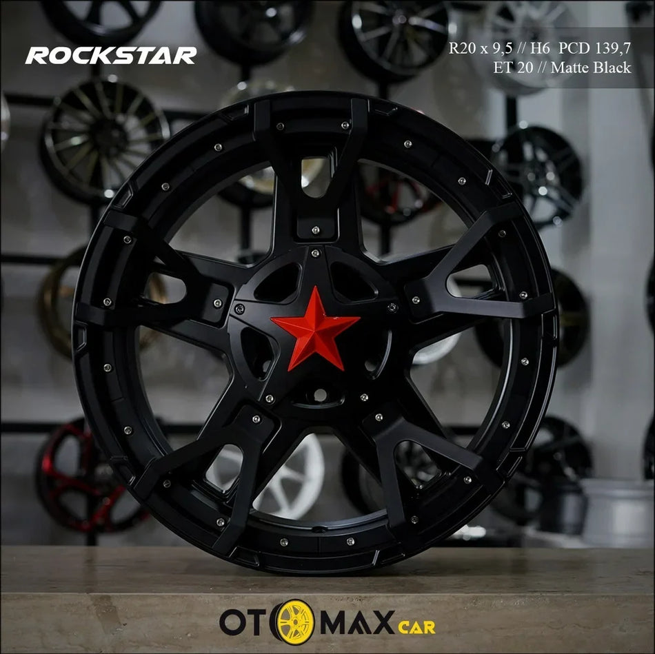 Velg Mobil RockStar Ring 20 Matt Black