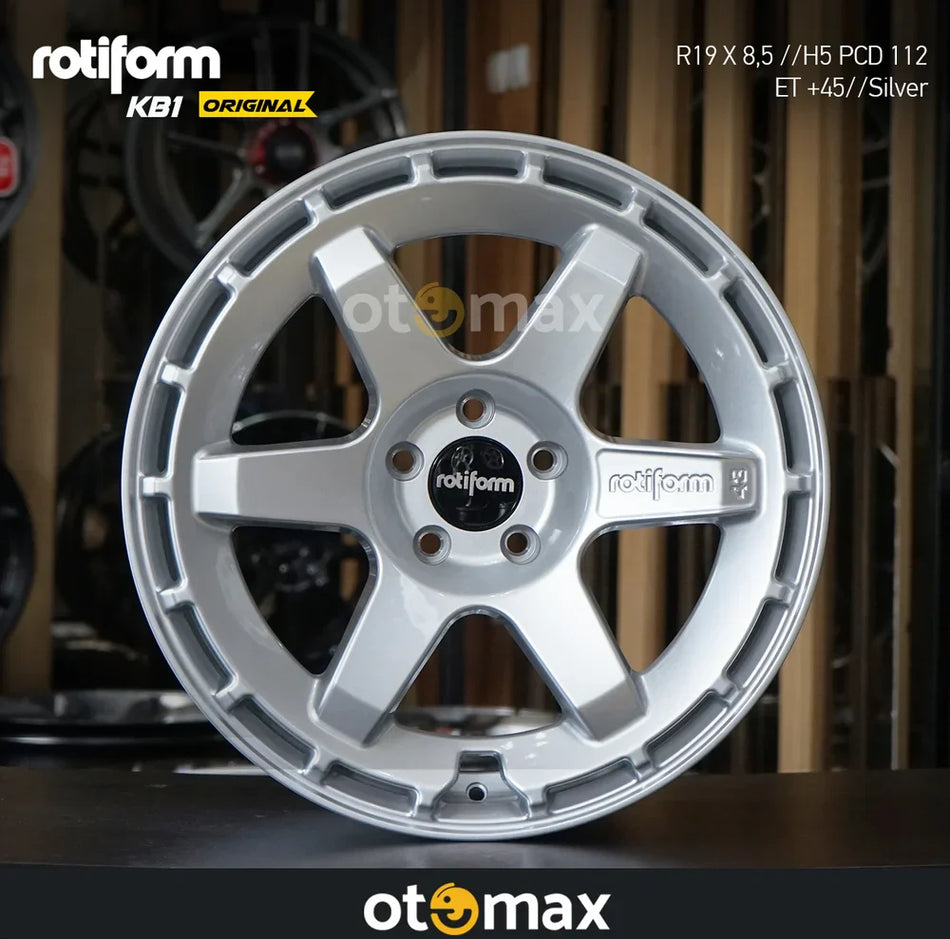 Velg Mobil Rotiform KB1 Cincin Asli 19 Perak