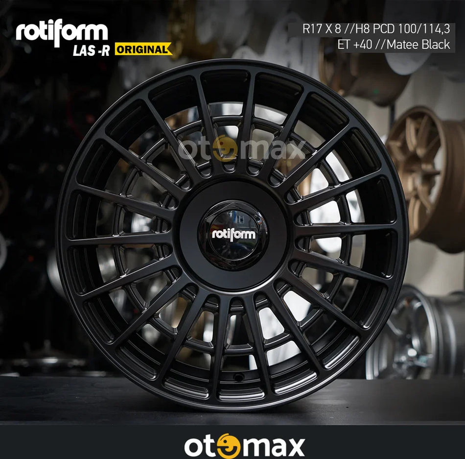 Velg Mobil Rotiform LAS-R Original Ring 17 H8 Matt Black