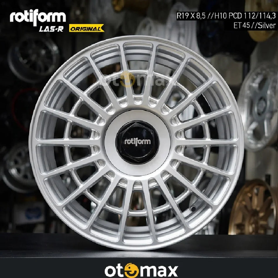 Velg Mobil Rotiform LAS-R Cincin Asli 19 Perak