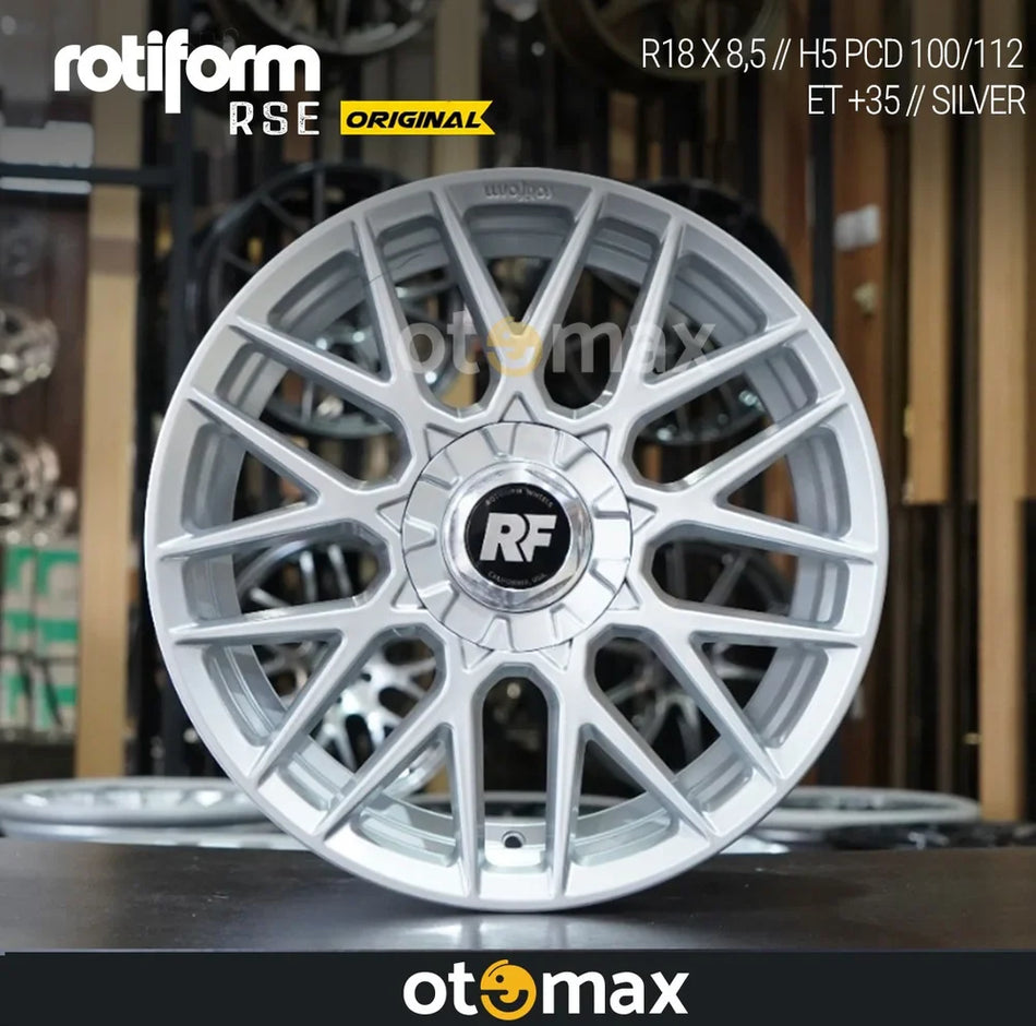 Velg Mobil Rotiform RSE Cincin Asli 18 Perak