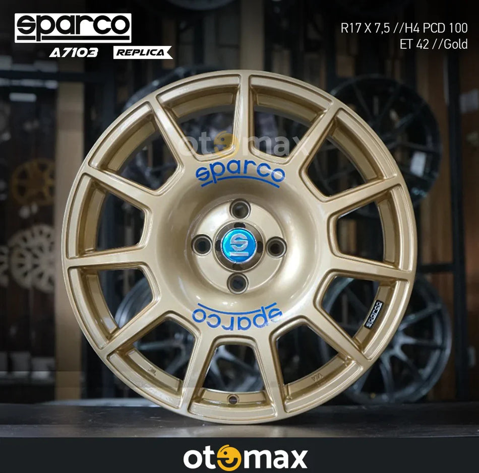 Velg Mobil Sparco A7103 Ring 17 H4 Emas