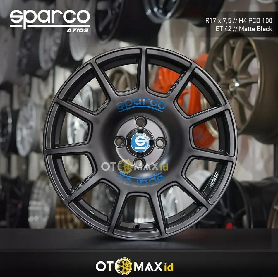 Velg Mobil Sparco A7103 Ring 17 Matt Hitam