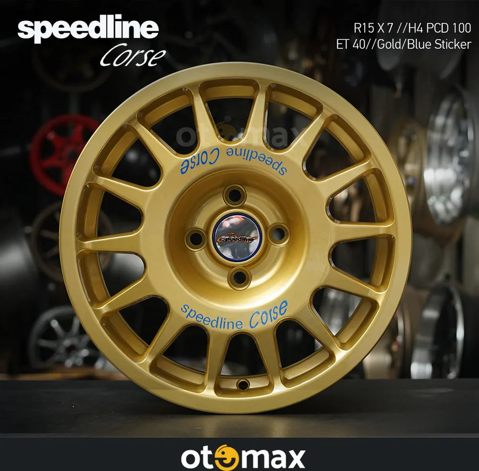 Velg Mobil Speedline Corse Ring 15 Emas