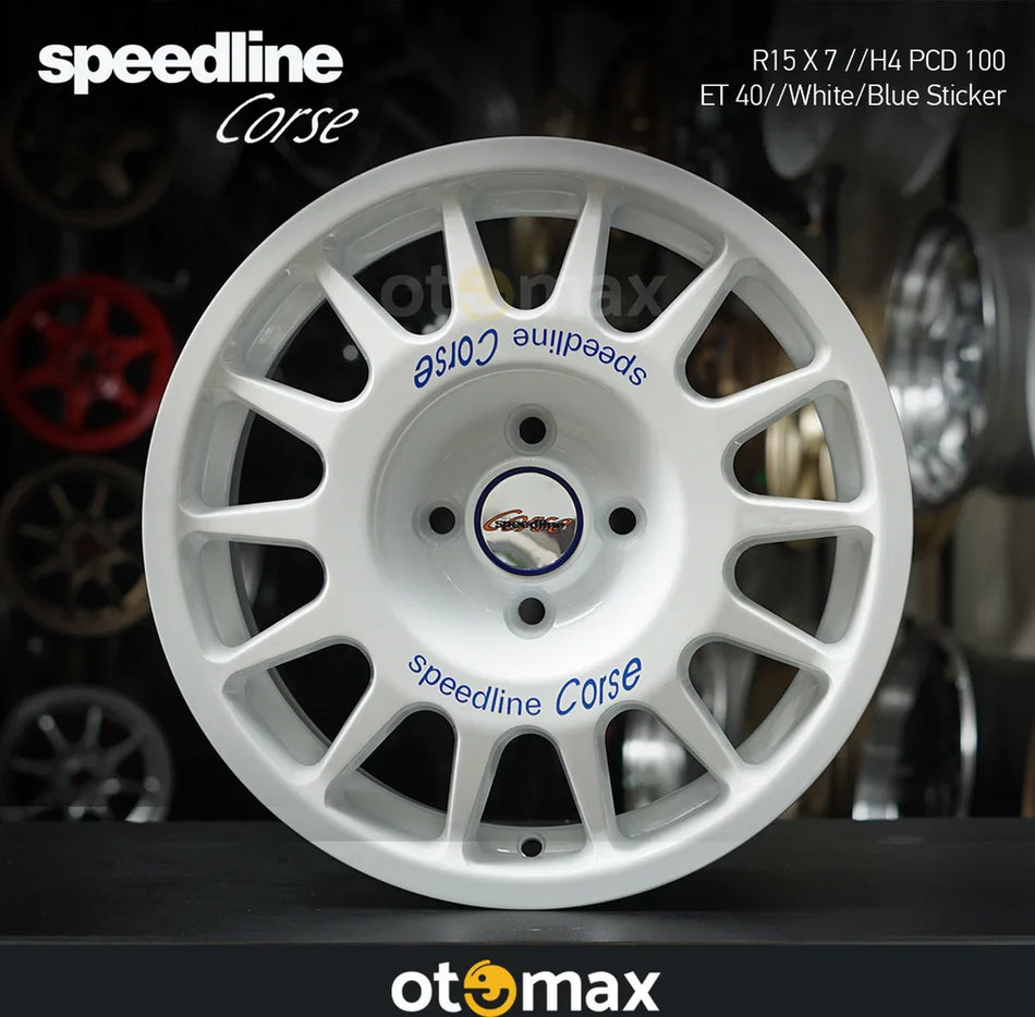 Velg Mobil Speedline Corse Ring 15 H4 Putih