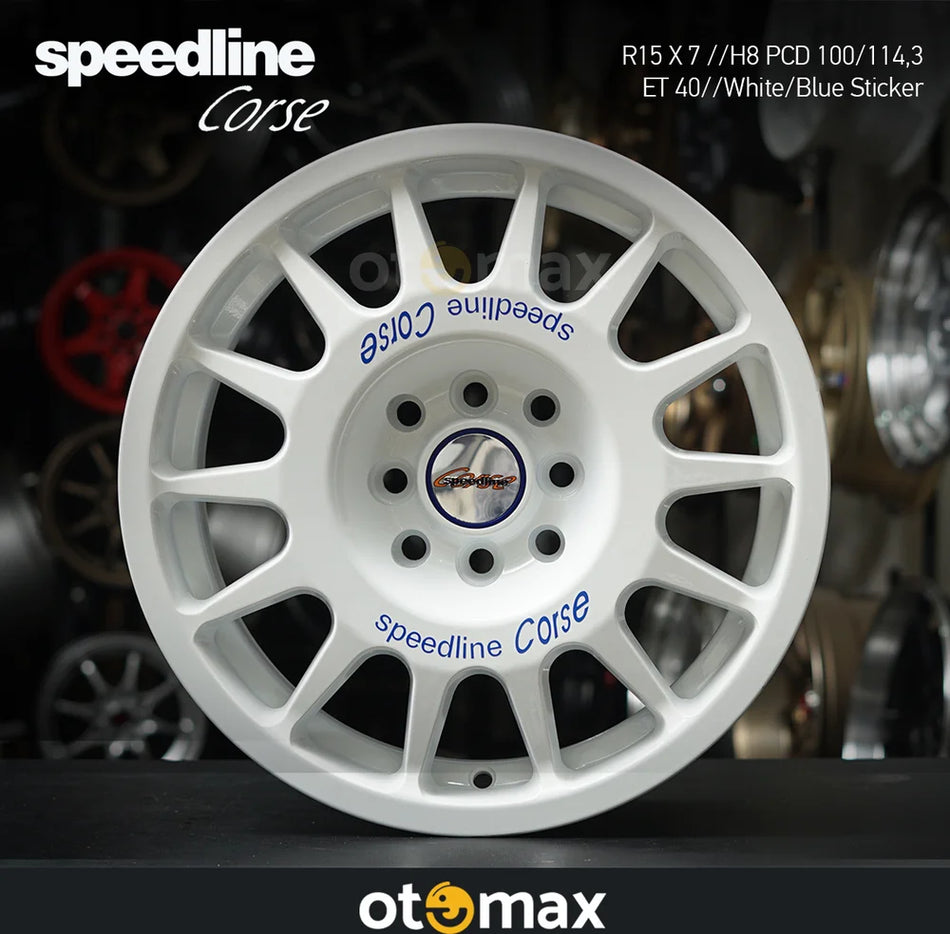 Velg Mobil Speedline Corse Ring 15 H8 Putih