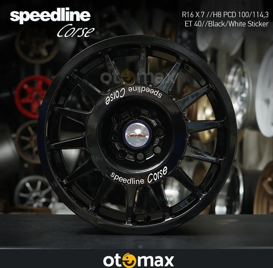 Velg Mobil Speedline Corse Ring 16 Hitam