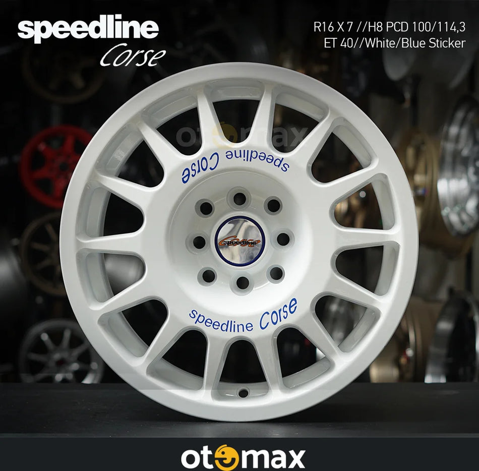 Velg Mobil Speedline Corse Ring 16 H8 Putih