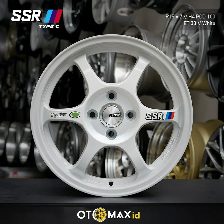 Velg Mobil SSR Type C Ring 15 Putih