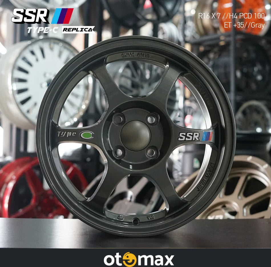 Velg Mobil SSR Type C Ring 16 Abu-Abu