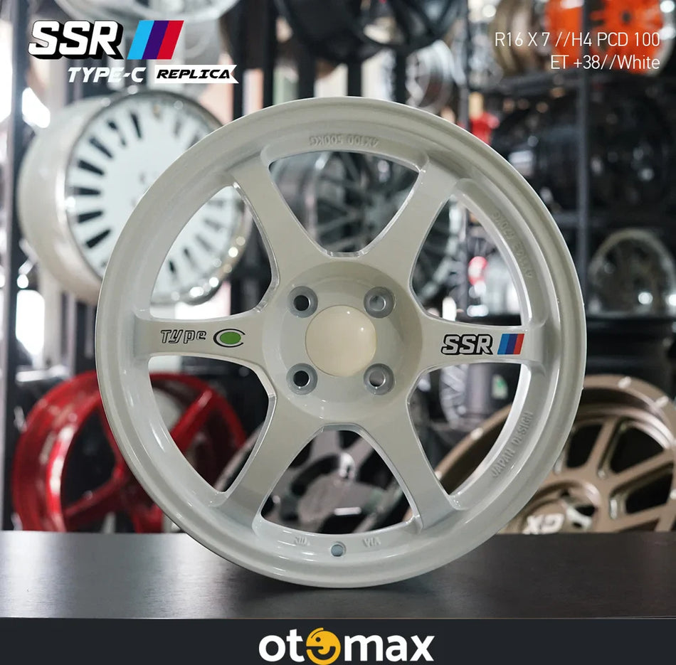 Velg Mobil SSR Type C Ring 16 Putih