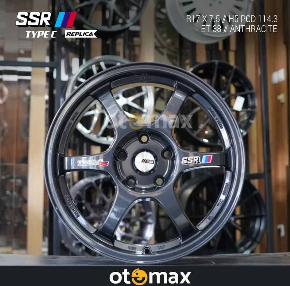 Velg Mobil SSR Type C Ring 17 H5 Anthracite