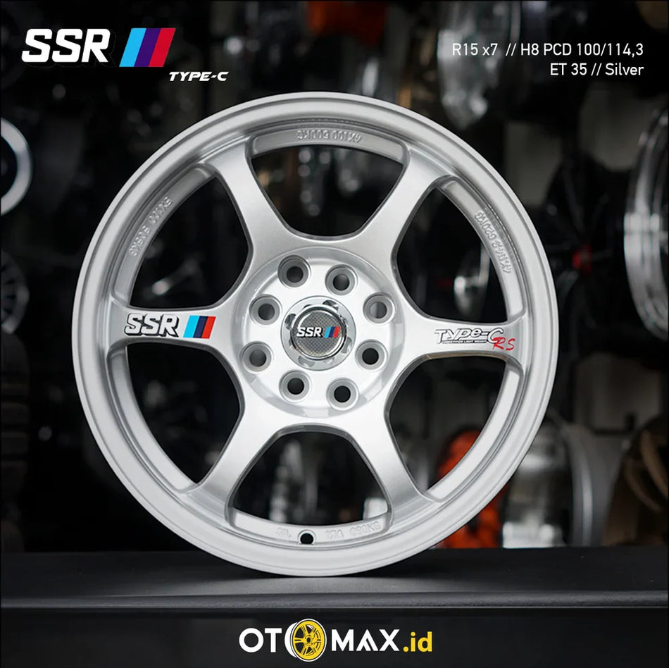 Velg Mobil SSR Type C RS Ring 15 Silver
