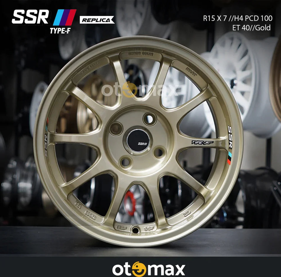 Velg Mobil SSR Type F CT1020 Ring 15 CH Gold