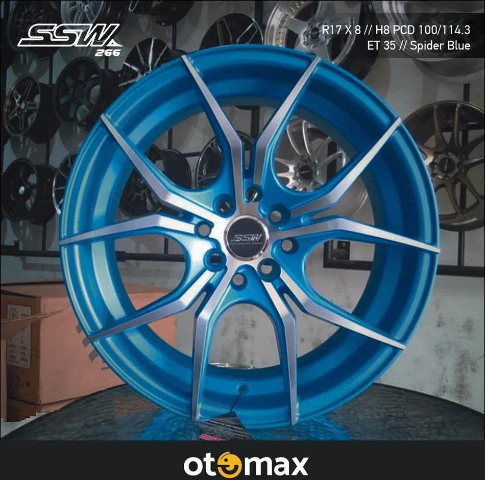 Velg Mobil SSW 266 Ring 17 Spider BIRU