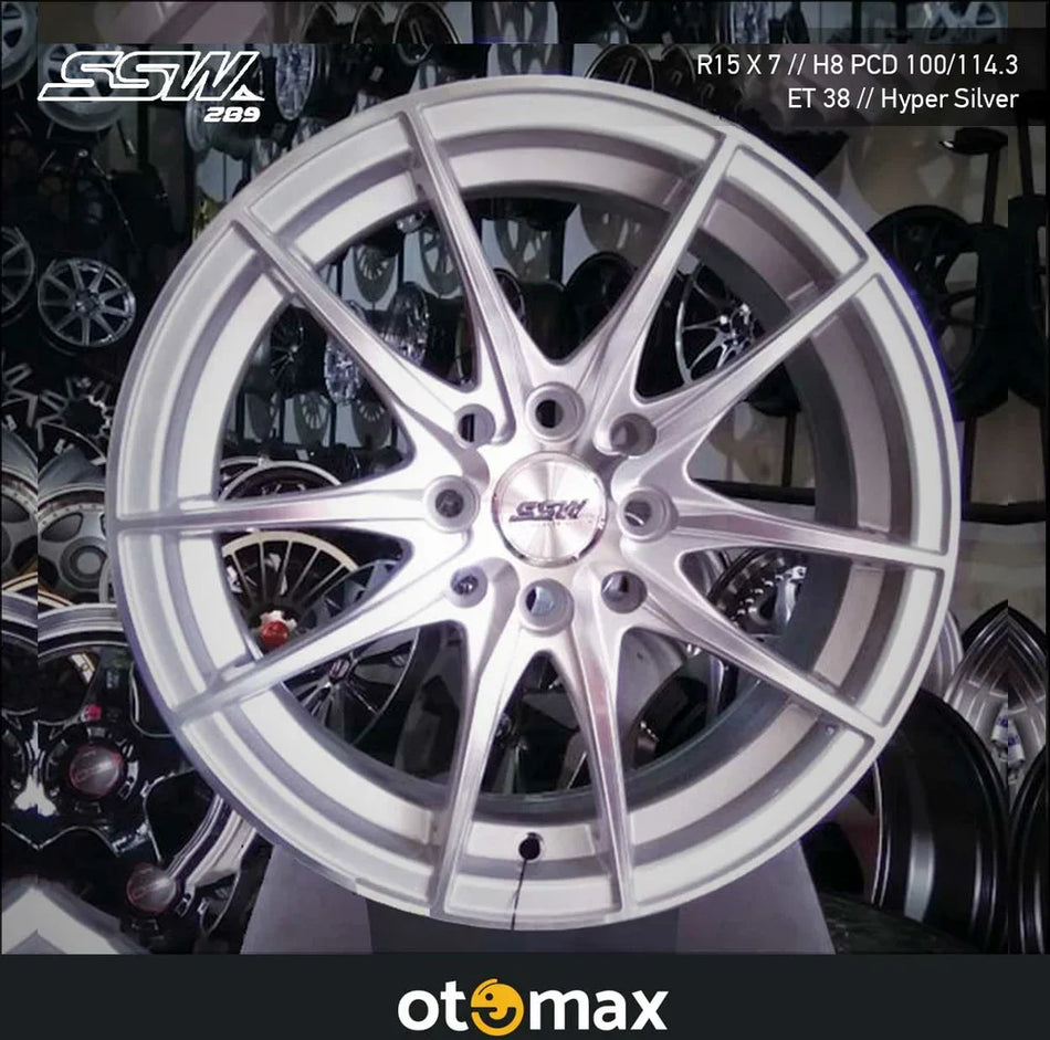 Velg Mobil SSW 289 Ring 15 Hyper Silver