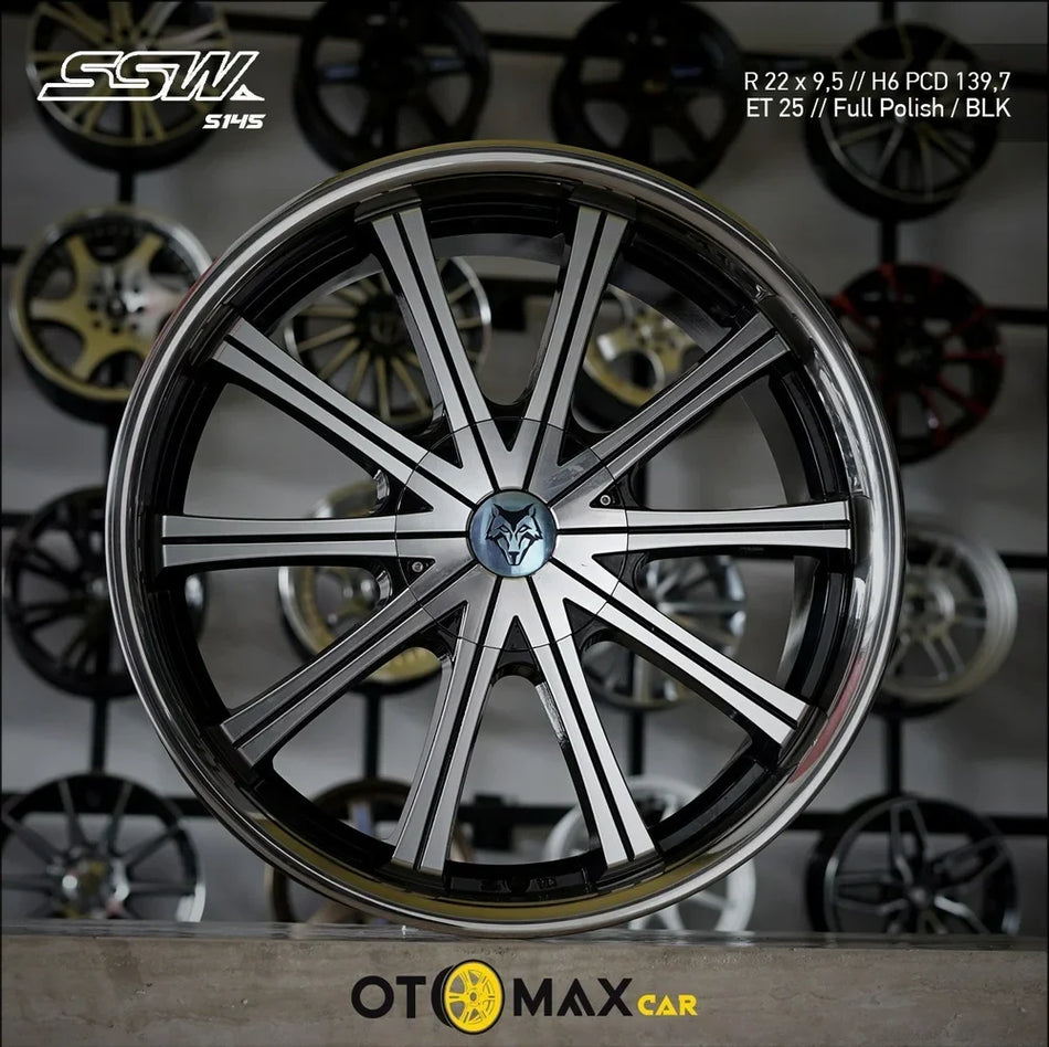 Velg Mobil SSW S145 Ring 22 Full Polish