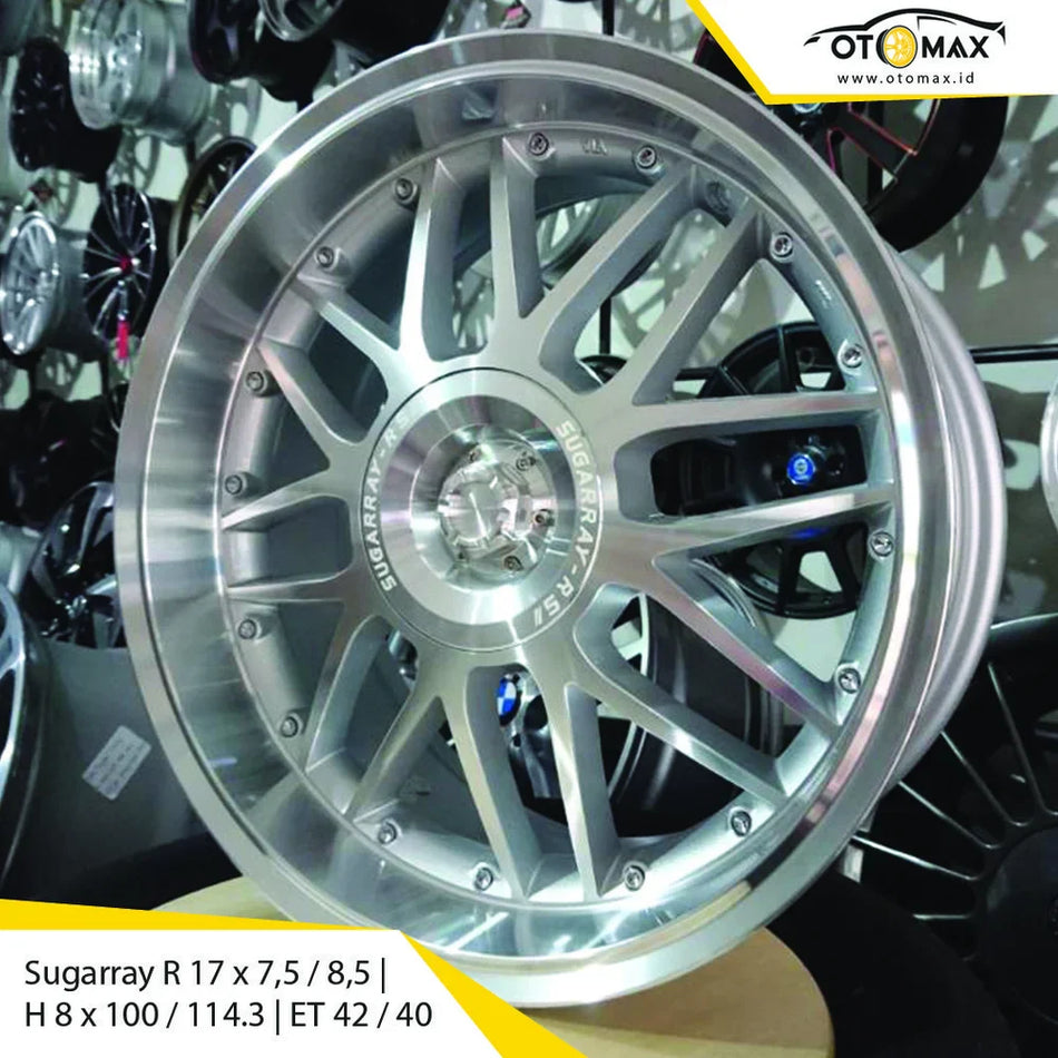 Velg Mobil Sugarray-RS 1008 Ring 17 Silver