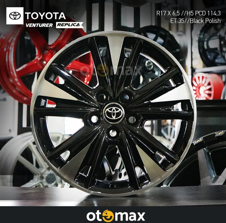 Velg Mobil Toyota Venturer AO3683 Ring 17 Hitam Polandia