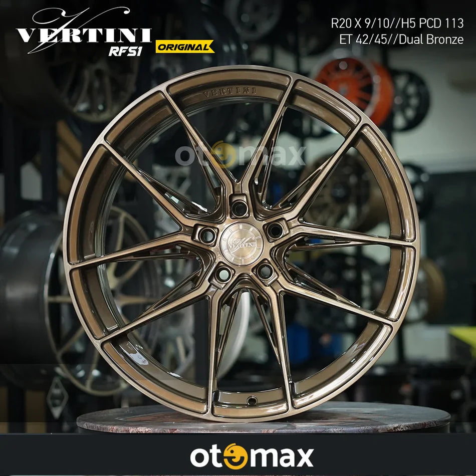 Velg Mobil Vertini RFS1 Original Ring 20 Dual Bronze