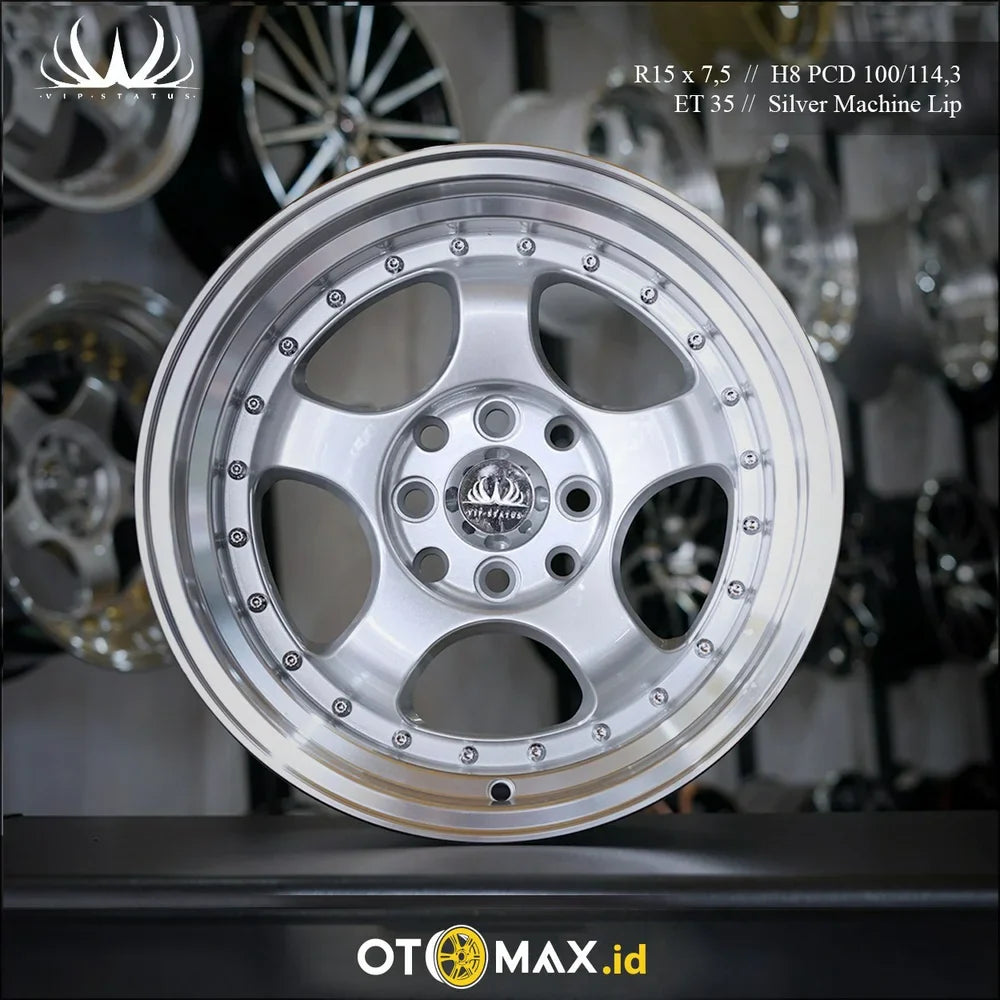 Velg Mobil Silver/ML VIP Status VS-P1 Ring 15 - Gaya & Performa Optimal ...
