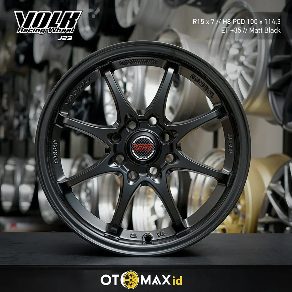 Velg Mobil Volk J23 Ring 15 Matt Black