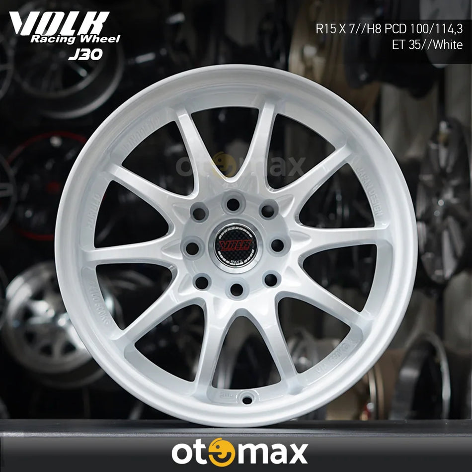 Velg Mobil Volk J30 Ring 15 Putih