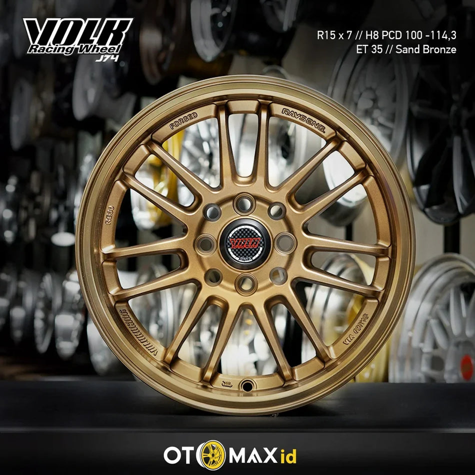 Velg Mobil Volk J74 Ring 15 Sand Bronze