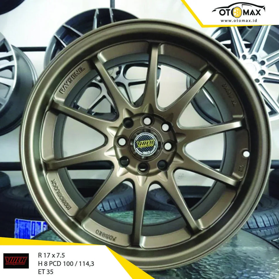 Velg Mobil Volk Racing CE-28 Ring 17 Perunggu