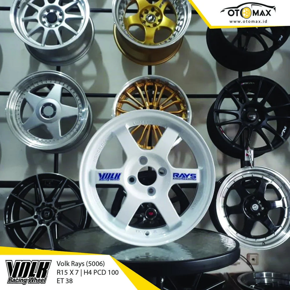 Velg Mobil Volk Rays 5006 Ring 15 White