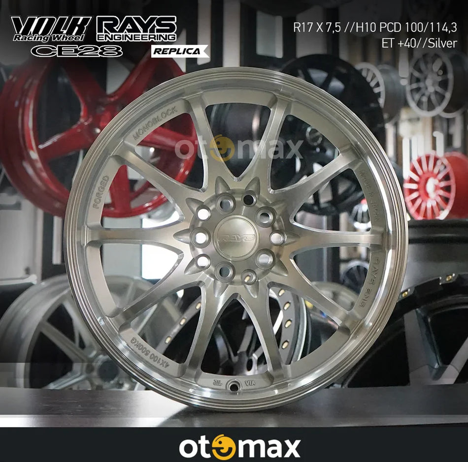 Velg Mobil Volk Rays CE28 JK7079 Ring 17 Perak