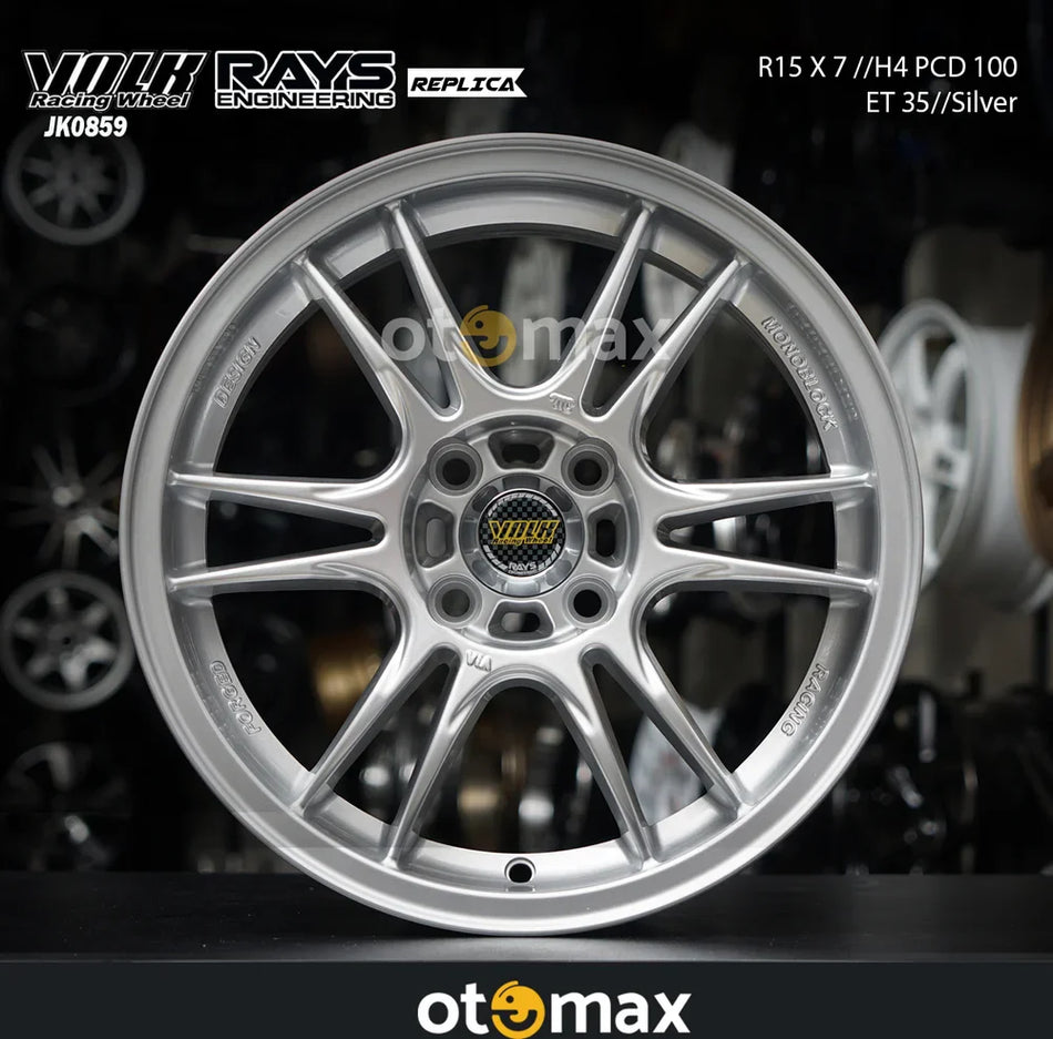 Velg Mobil Volk Rays JK0859 Ring 15 Silver