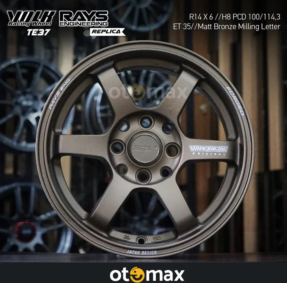 Velg Mobil Volk Rays TE37 Ring 14 Bronze